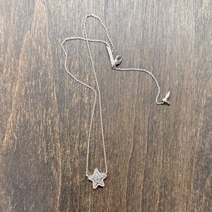 Kendra Scott Silver Star Pendant Necklace